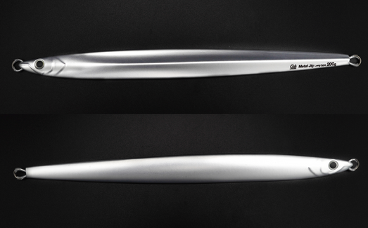 Long body with asymmetrical design that can simulate weakened hairtails and large baits