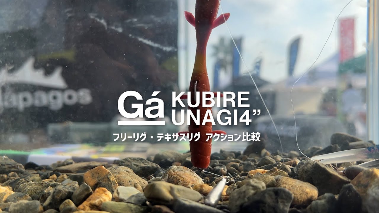 [Free Rig] KUBIREUNAGI Action Comparison [Texas Rig]