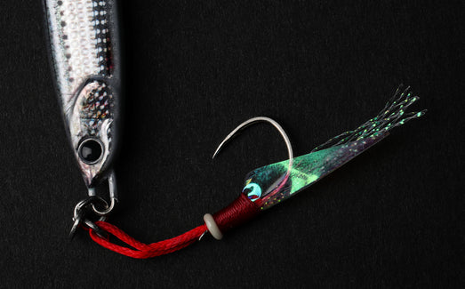 An assist hook that appeals to the fish and attracts them